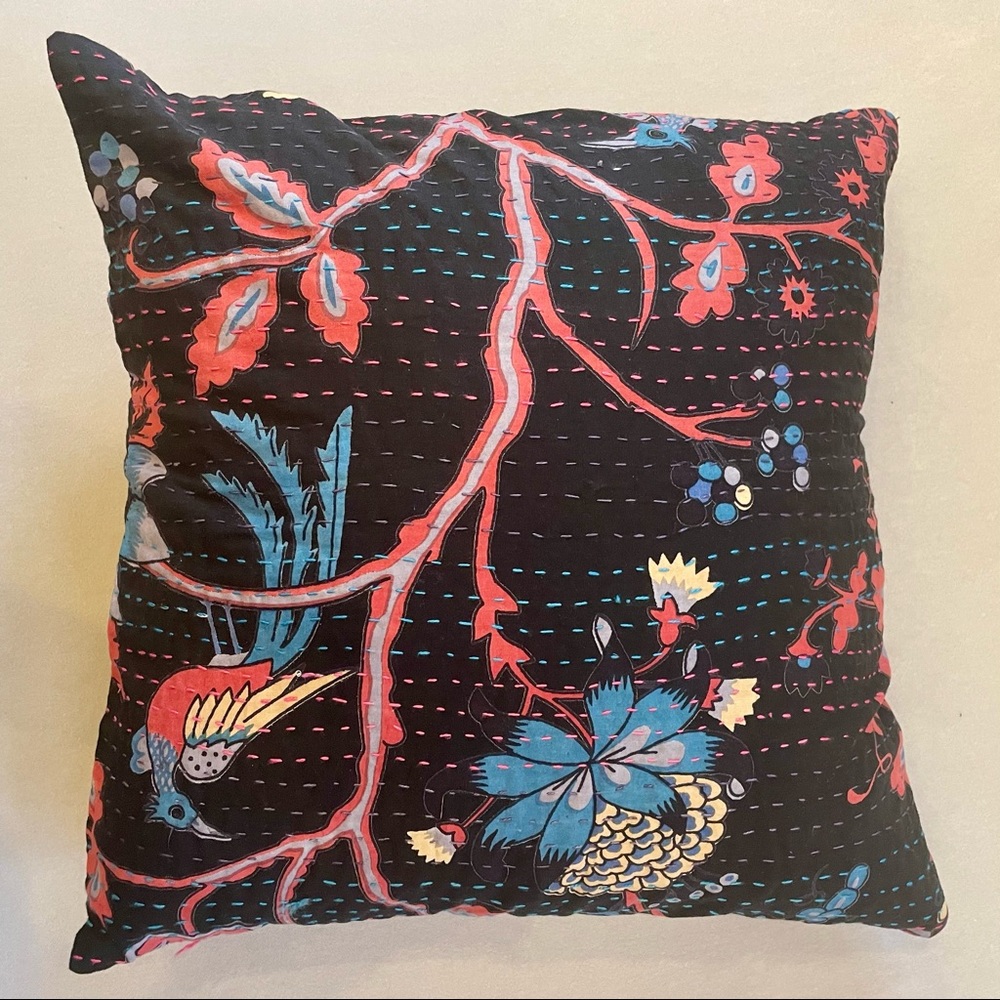 100% cotton hand stitched cushion cover